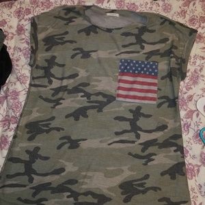 Camouflage boutique tee